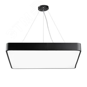 Светильник светодиодный Geometria Quadro SPO-164-B-40K-110 110Вт 4000К 17300Лм IP40 800*800*80 черный подвесной ЭРА (Б0050589) - ЭРА (Энергия света)