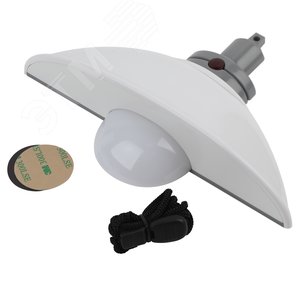 Ночник - светильник светодиодный NLED-488-1W-MS-W настенный на батарейках с пультом белый (Б0051478) - фото 9