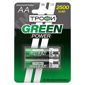 Батарейка HR6-2BL 2500 mAh (20/240/11520) - ЭРА (Энергия света)