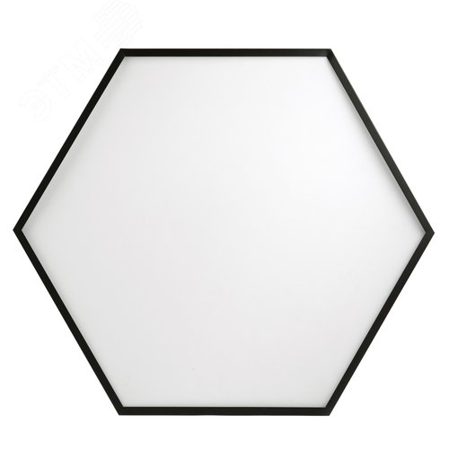 Светильник светодиодный Geometria Hexagon SPO-121-B-40K-038 38Вт 4000К 4000Лм IP40 600*600*80 черный подвесной | Б0050551 | ЭРА - фото 3