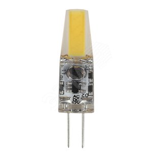 Лампа светодиодная LED 1.5Вт JC COB 2700К G4 теплый капсула 12V (Б0033197)
