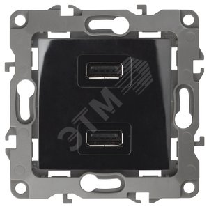 Устройство зарядное USB, 5В-2100мА, Эра12, чёрный, 12-4110-06