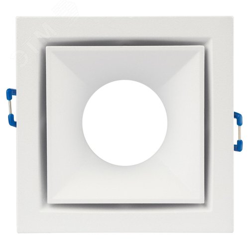 Cветильник встраиваемый алюминиевый KL101 WH MR16 GU5.3 белый | Б0055586 | ЭРА - фото 6