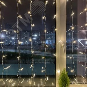 ENOZ-2B ЭРА Гирлянда LED Дождь/Занавес 1 м*2 м теплый свет, 24V, IP44 (60/720) необходим            трансформатор Б0041911 приобретается отдельно (Б0041908) - ЭРА (Энергия света)