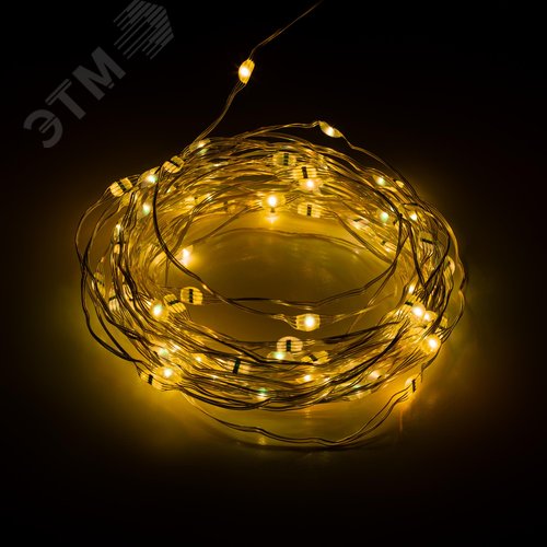 Гирлянда Нить с пультом, RGB, 10 м, 220 V, с таймером, с музыкой, с управлением через приложение, длина провода ЕGNIG - PU-1 - фото 5