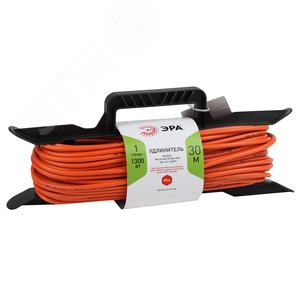 Удлинитель силовой на рамке c заземлением 1 розетка 30м ПВС 3x0.75мм2 UFx-1e-3x0.75-30m