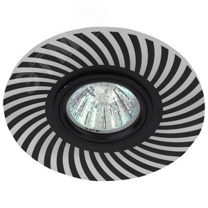 Светильник встраиваемый KL40 SL/GD/1 алюминиевый MR16 12V/220V 50W золото/серебро ( - ЭРА (Энергия света)