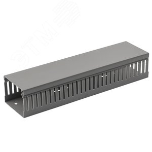 Кабель канал KK-60-40-PERF перфорированный 60х40 серый 24м - ЭРА (Энергия света)
