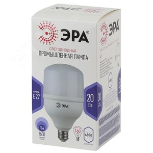 Лампа светодиодная LED 20 Вт 1600Лм 6500К T80 холодный E27 170-265В LED POWER T80-20W-6500-E27 2