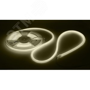 Лента светодиодная термостойкая для бани 9,6Вт/м 24В 3000К IP68 120LED/м LS2835-9,6-120-24-3000K-IP68-3 year-5m - фото 2