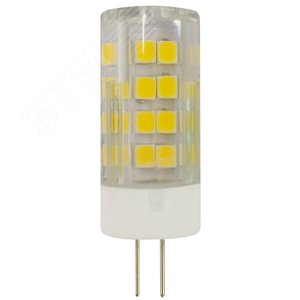 Лампа светодиодная LED 5 Вт 400Лм 4000К капсула нейтральный G4 170-265В LED JC-5W-220V-CER-840-G4 Standart - фото 3