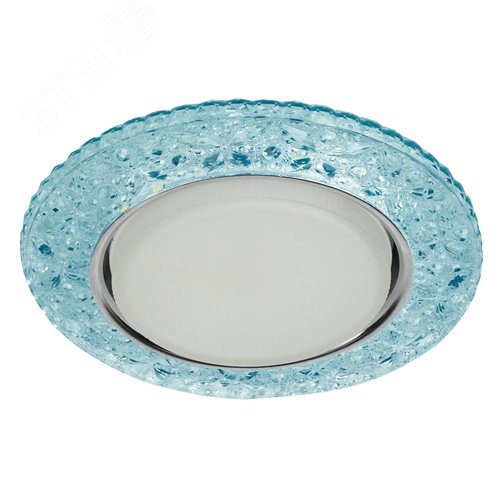 DK LD25 BL/WH Точечные светильники ЭРА декор cо светодиодной подсветкой Gx53, голубой - фото 2