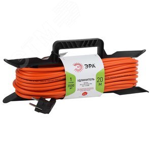 Удлинитель силовой на рамке c заземлением 1 розетка 20м ПВС 3x1.5мм2 UFx-1e-3x1.5-20m