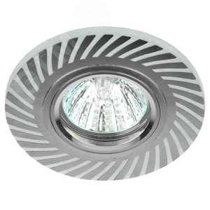 Светильник встраиваемый KL40 SL/GD/1 алюминевый  MR16 12V/220V  50W золото/серебро ( ЭРА (Б0048935) - ЭРА (Энергия света)