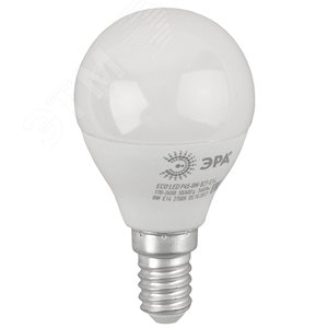 Лампа светодиодная LED P45-8W-827-E14(диод,шар,8Вт,тепл,E14) 2