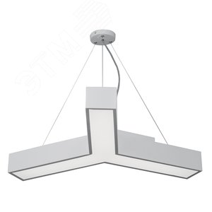 Светильник светодиодный Geometria Igrek SPO-143-W-40K-056 56Вт 4000К 3700Лм IP40 900*900*80 белый подвесной ЭРА - ЭРА (Энергия света)