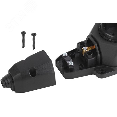 Колодка каучуковая с/з 3 гнезда 16A IP44 черная K-3e-B-IP44 - фото 4