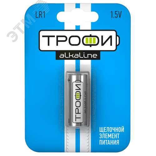 Батарейка Трофи LR1-1BL ENERGY POWER Alkaline (12/144/9504) 2