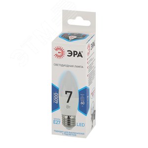 Лампа светодиодная LED 7 Вт 560Лм 4000К свеча нейтральный E27 170-265В LED B35-7W-840-E27 Standart 2