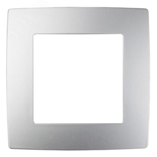 Рамка для розеток и выключателей 1 пост алюминий пластик ЭРА 12 12-5001-03 2