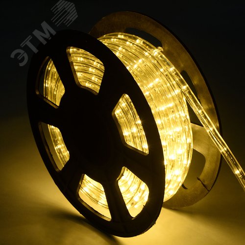 Лента светодиодная 4,8Вт/м 220В 2700К IP67 60LED/м LS2835-4,8-60-220-2700К-IP67-20m - фото 2