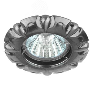 Светильник встраиваемый литой MR16 KL66 SN 12V/220V, 50W сатин никель (100/2100) ЭРА - ЭРА (Энергия света)