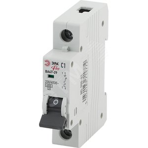 ЭРА Pro Автоматический выключатель NO-900-12 ВА47-29 1P 16А кривая C (12/180/5040) (Б0031747)