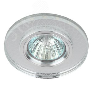 Светильник DK LD43 SL 3D декор cо светодиодной подсветкой MR16, зеркальный | Б0037353 | ЭРА 2