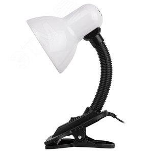 Светильник настольный на прищепке белый N-102-E27-40W-W 5