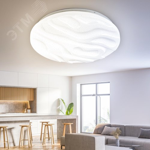 Светильник потолочный светодиодный Классик с ДУ SPB-6 Wave 30 30Вт 3000-6500К 2550Лм 4