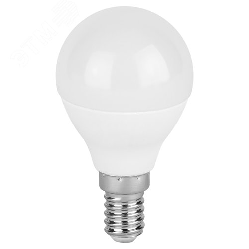 Лампа светодиодная 15Вт шар нейтральный белый свет Е14 STD LED P45-15W-840-E14 - ЭРА (Энергия света), артикул Б0066805