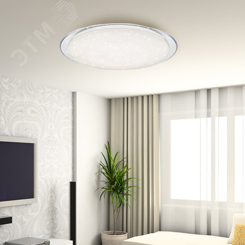 Светильник бытовой светодиодный (SPB 6) Fashion 120Вт 3000-6500К 10200 Лм с пультом ДУ 680x100 мм SPB-6 Saturn 120 4