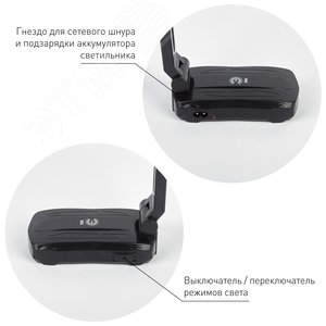 NLED-421-3W-BK Светильники настольные ЭРА наст.светильник NLED-421-3W-BK черный (Б0006624) 6