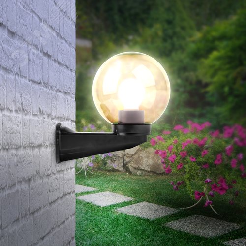 Светильник настенный НБУ 01-60-205 шар дымчатый IP44 Е27 max60Вт d200mm с настенным крепежом 4