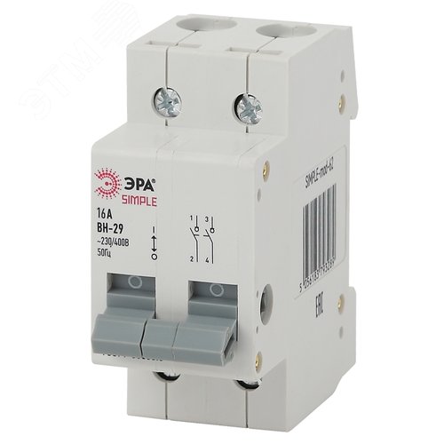 Выключатель нагрузки 2P 16А ВН-29 SIMPLE-mod-59 2