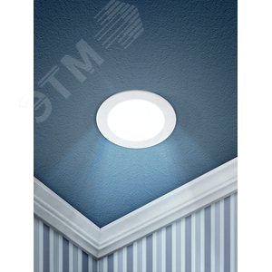Светильник светодиодный круглый LED 9W 220V 6500K LED 1-9-6K - фото 3