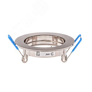 Светильник встраиваемый литой MR16 KL1 CH ,12V, 50W хром (100/3000) ЭРА - фото 5