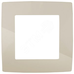 Рамка для розеток и выключателей 1 пост слоновая кость пластик ЭРА 12 12-5001-02 - ЭРА (Энергия света)
