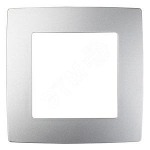 Рамка для розеток и выключателей 1 пост алюминий пластик ЭРА 12 12-5001-03