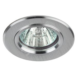 KL58 SL Точечные светильники ЭРА литой  ‘‘алюминевый ‘‘ MR16,12V/220V, 50W  серебро‘‘ (Б0017256)