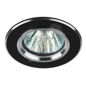 KL58 SL/BK Точечные светильники ЭРА литой  ‘‘алюминевый ‘‘ MR16,12V/220V, 50W  серебро/черный‘‘ - ЭРА (Энергия света)