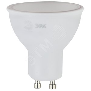 Лампа светодиодная LED 6 Вт 480Лм 4000К софит нейтральный GU10 170-265В LED MR16-6W-840-GU10 Standart - ЭРА (Энергия света)