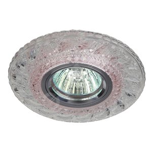 DK LD18 SL PK/WH Точечные светильники ЭРА декор cо светодиодной подсветкой MR16, прозрачный розовый (Б0028068) - ЭРА (Энергия света)
