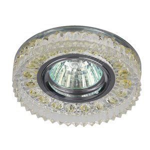 DK LD14 SL/WH Точечные светильники ЭРА декор cо светодиодной подсветкой MR16, прозрачный - ЭРА (Энергия света)