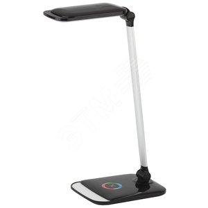 NLED-460-14W-BK-S Светильники настольные ЭРА NLED-460-14W-BK-S черный с серебром наст.светильник (Б0028439) - ЭРА (Энергия света)