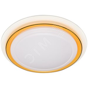 SPB-6 ‘‘Classic‘‘ 24-3K Бытовые светодиодные светильники (SPB 6) Fashion ЭРА Светодиод. св-к 24Вт 3000К 1920 Лм  желтый кант‘‘ (Б0029618)