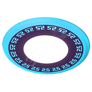 DK LED 12-18 BL Точечные светильники ЭРА светодиодный круглый 'синяя подсветка' 12+6W 4000K' - ЭРА (Энергия света)