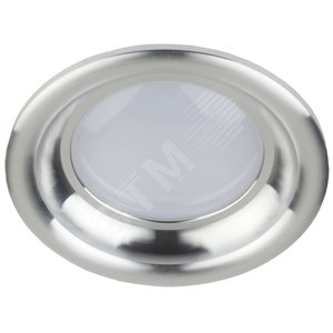 KL LED 17-5 SL Точечные светильники ЭРА светодиодный круглый ‘‘тарелка‘‘ 5W 4000K, серебро‘‘ (Б0030404)