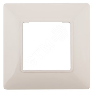 Рамка для розеток и выключателей слоновая кость пластик ЭРА Elegance 14-5001-02 - ЭРА (Энергия света)