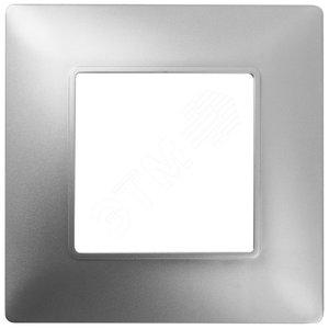 Рамка для розеток и выключателей алюминий пластик ЭРА Elegance 14-5001-03 - ЭРА (Энергия света)